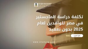 تكلفة دراسة الماجستير في مصر للوافدين